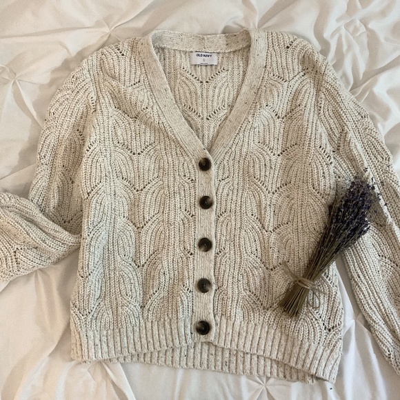 Old Navy Sweaters - Oatmeal Knit Cardigan
